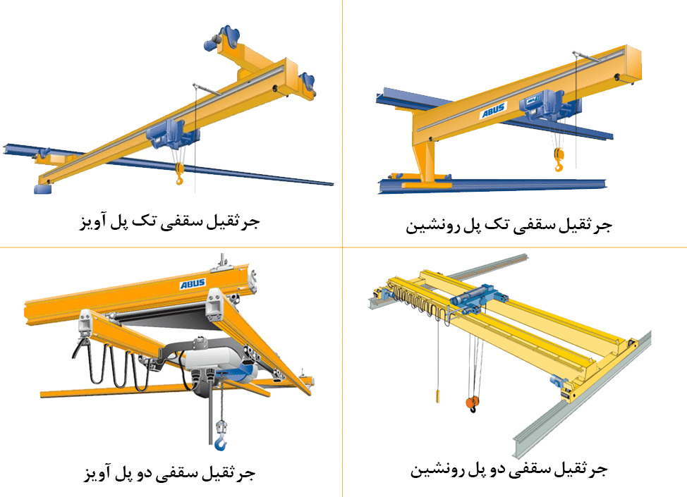 تفاوت جرثقیل تک پل و دو پل